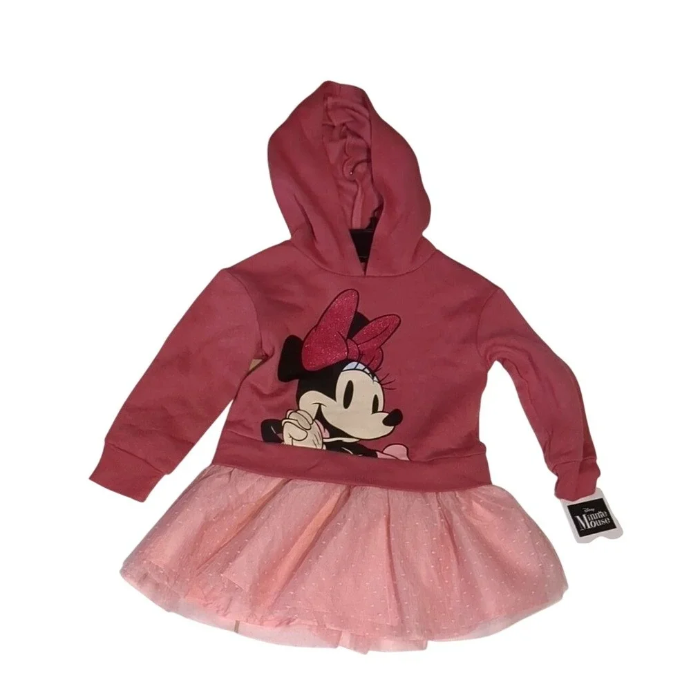 NEW Disney Minnie Mouse Tulle Dress Pink Size‎ 2T NWT